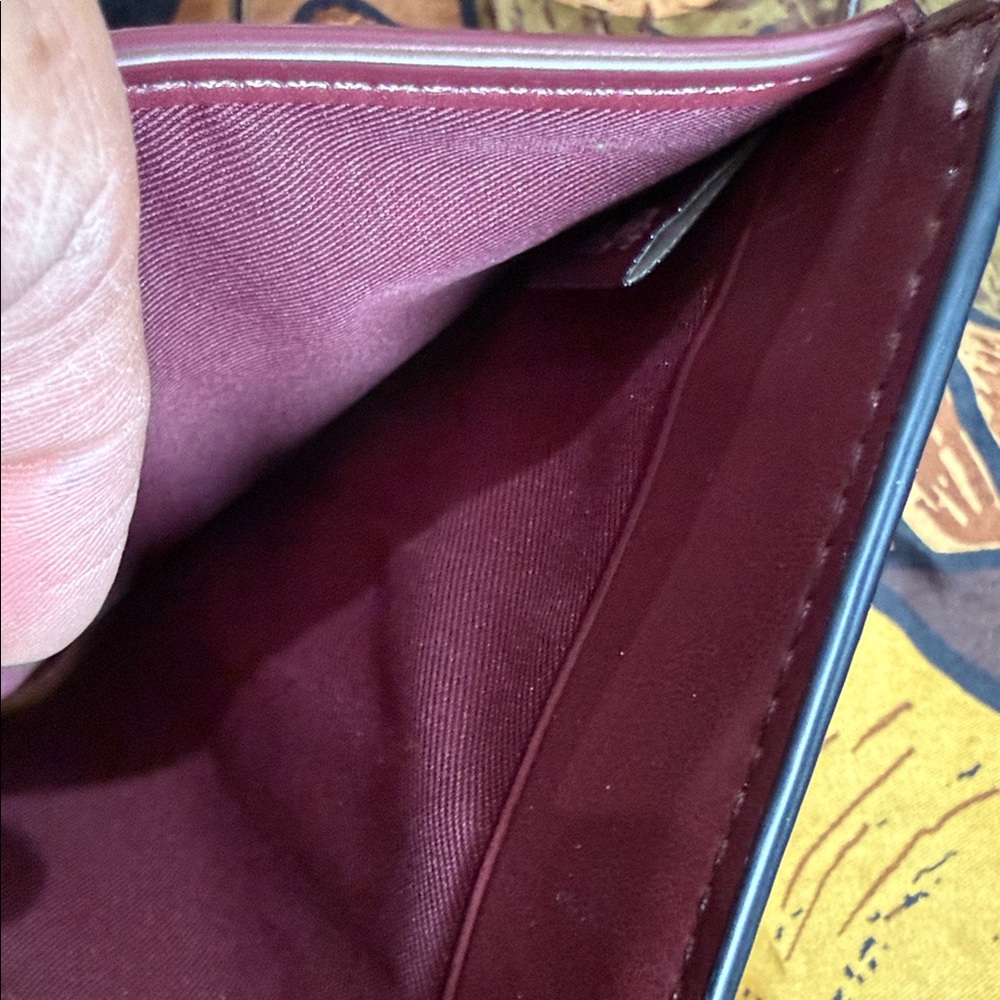 Coach compact wallet Colorful Leather Women's Bag - Picture 6 of 9